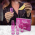 Pink Shot Glasses, Tall Heavy Base Colored Mini Cups, 2 oz Tequila Party Shooters, Set of 6