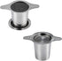 Yoassi Extra Fine 18/8 Stainless Steel Tea Infuser Mesh Strainer with Large Capacity & Perfect Size Double Handles for Hanging on Teapots, Mugs, Cups to Steep Loose Leaf Tea and Coffee (2 Pack)