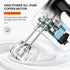 Hand Mixer Electric, PANTI Kitchen Handheld Small Mixer with Beaters and Whisk, 5 Dishwasher-safe Accessories, 5 Speeds & Eject Button, Portable Mixers for Easy Whipping Dough, Cake and Cream, HM3002