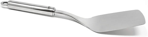 Norpro, Silver Krona Stainless Steel Solid Turner, 12-Inch