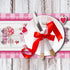 Nialnant Valentines Day Table Runner, Pink Truck Table Runners for Kitchen Family Dinner Table Holiday Farmhouse Home Valentines Day Decoration, Buffalo Check Heart Pattern - 13 x 72 Inch
