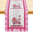 Nialnant Valentines Day Table Runner, Pink Truck Table Runners for Kitchen Family Dinner Table Holiday Farmhouse Home Valentines Day Decoration, Buffalo Check Heart Pattern - 13 x 72 Inch