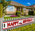 Lager Race Car Happy Birthday Banner, Red Racing Themed Party Supplies Decorations, Let's Go Racing Checkered Flag, Backdrop Background Table Cover (9.8 x 1.6 feet)