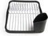 Umbra 330065-744 Sinkin Drying Rack Dish Drainer Caddy with Removable Cutlery Holder Fits in Sink or on Counter top, Medium, Black/Nickel
