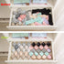 StarratS Honeycomb Drawer Organizer, Plastic Honeycomb Drawer Dividers-Sock-Underwear-Belt-Scarf-2 Sets of 59 Slots(Pink)