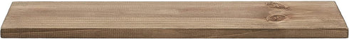 Amazon Basics Floating Shelves - 24-Inch, Natural Wood, 2-Pack