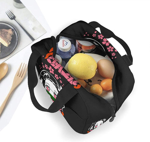Lunch Bag Tote Meal Bag Reusable Insulated Portable Anime Lunch Box For Women Mens Boy Girl Work School Picnic
