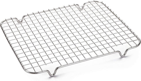 Tebery 4 Pack 304 Grade Stainless Steel Cooling Rack Set Various Size Baking Rack Grill Racks
