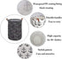 Large Laundry Basket, Baby Laundry Basket, Waterproof Laundry Hamper, Foldable Clothes Hamper, Collapsible Laundry Baskets. Teen Hamper, Perfect for Dirty Clothes and Toys. (Black diamond)