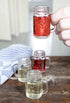 Kikkerland Mason Jar Shot Glasses, Set of 4