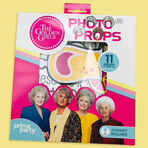 The Golden Girls Photo Booth Props (11 Piece Set) Party Decorations by Prime Party