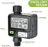 KGDJS Sprinkler Timer, Rain Sensor Water Timer Garden Outdoor Hose with Manual/Automatic/Rain Delay Watering System, Hose Timer with Six Irrigation Modes Memory for Lawn, Garden, Black