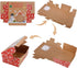 30 Pack Christmas Cookie Boxes for Gift Giving Christmas Bakery Box with Window Large Kraft Holiday Baking Box with Lids for Pastries Cupcakes Candy and Party Favor 8.3 x 5.9 x3.5 Inch by Colorbib