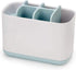 Joseph Joseph 70501 EasyStore Toothbrush Holder Bathroom Storage Organizer Caddy, Large, Blue