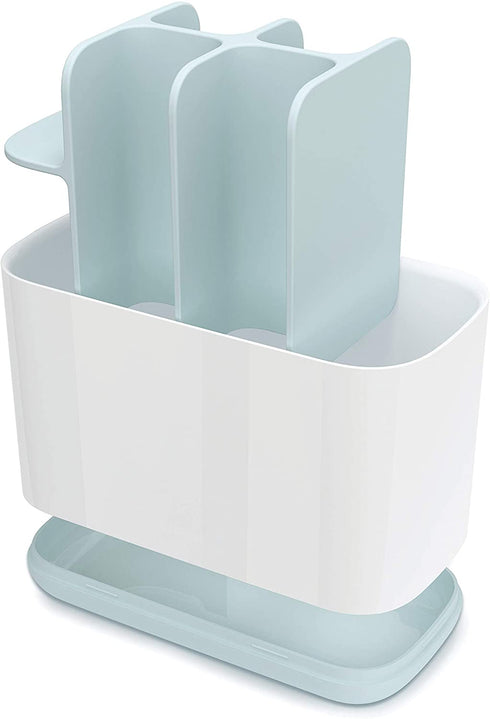 Joseph Joseph 70501 EasyStore Toothbrush Holder Bathroom Storage Organizer Caddy, Large, Blue
