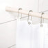 Zenna Home Adjustable Curtain Tension Shower Rod, 36"-60", Champagne