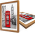 Relwaso 12x16 Frames Made to Display 11x14 Pictures with Mat or 12 x 16 Photo Without Mat, Picture Frames Made of Solid Wood for Vertical or Horizontal Wall Mounting