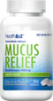 HealthA2Z Mucus Relief, Guaifenesin 400mg, 300 Tablets, Immediate Release, Expectorant
