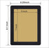 ChaoRong 7x5inch Talking Photo Frame For Picture With 20s Voice Recorder (Black)