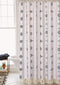 Yokii Boho Fabric Shower Curtain 84-Inch Length Tribal Chic Hippie Geo Diamond Fringe Bathroom Shower Curtain Set Extra Long Beige Heavy Weighted Bath Curtains with 4'' Tassels (72x84, Beige)