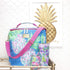 Lilly Pulitzer Double Wall Tumbler with Lid and Reusable Straw, Insulated Travel Cup Holds 24 Ounces, Mermaid in the Shade