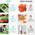 7 in 1 Vegetable Chopper, Easy to use Mandoline Slice Potato Onion Chopper Vegetable Chopper Dicer Slicer Cutter, Chopper for Kitchen with Hand Guard & Container Drain Basket