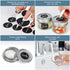 CycleMore 20 Pcs 4oz 100ml 4 oz Clear Glass Mini Mason Jars With Silver Separable Lids and Diamond appearance, Small Mason Jars Round Canning Jars Spice Jars for Honey, Jam, Jelly, Wedding Favors, Kitchen Food Storage