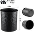 Monarch Abode Hand Hammered Kitchen Utensil Holder Crock, Large, Black