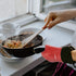 Loveuing Kitchen Oven Gloves - Silicone and Cotton Double-Layer Heat Resistant Oven Mitts/BBQ Gloves/Grill Gloves - Perfect for Baking and Grilling