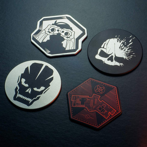 Paladone Call of Duty Premium Metal Drink Coasters Set of 4