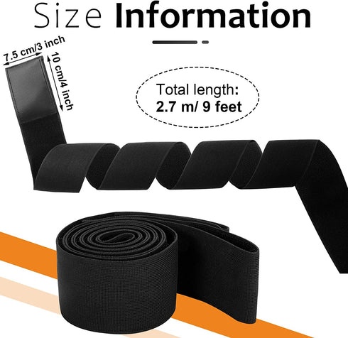 Toy Blocker for Under Couch Bumper for Under Sofa Adjustable Bumper for Under Couch Bumper for Under Furniture Stop Pets Toys Things from Going Under Bed or Sofa Couch, 3 X106 Inch