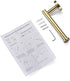 AMAZING FORCE Gold Toilet Paper Holder Bathroom Toilet Paper Holder Wall Mount Stainless Steel RV Toilet Paper Holder