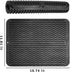 Acescen Dish Drying Mat Absorbent Reversible Reusable Dishes Drying Rack Pad Eco-friendly Silicone Heat Resistant Washable Mats for Kitchen Counter 2Pack 15.8" x 12"