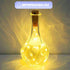 Wine Bottle String Lights with Cork,18 Pack 20 LED Warm White Mini Silver Copper Wire Fairy Lights Fit DIY Party Wedding Table Centerpieces Decor (Warm White)