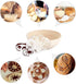 Bread Proofing Baskets Set, PATIOPTION Banneton Baskets Round Banneton Proofing Baskets Used for Making Sourdough Bread with Liner+Bread Lame+Dough+Scraper+Whisk+Stencils Baking Bowl Gift for Bakers