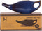 Ceramic Neti Pot, Premium Handcrafted Durable, Dishwasher Safe, for Nasal Cleansing + 5 Sachet Neti Salt, 225 Ml. (7.6 FL Oz) Capacity - Elegant Blue Gradient Color