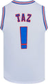 CNALLAR Mens Basketball Jerseys Taz !# Space Movie Shirts