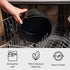 Aurkalri Air Fryer Accessories Set 5 pcs with Non-stick Barrel/Pan, Pizza Pan,Metal Holder,Roasting Racks And Silicone Mat,Fit all 3.7QT - 5.3QT(7 Inch)