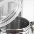 Stainless Steel Canisters for the Kitchen - Beautiful Airtight for Kitchen Counter, Medium 64 fl oz, Food Storage Container, Tea Coffee Sugar Flour Canisters by SilverOnyx - Medium 64oz - 1 Piece