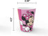 Zak Designs Kids Dinnerware Set Disney Minnie Mouse, Includes Plate, Bowl, and Tumbler, Non-BPA Made of Durable Melamine Material and Perfect for Kids (3-Piece Set)