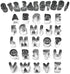 Cookie Cutter Stainless Steel Alphabet Letter Number 0 to 10 Shape Cookie Cutter Mold DIY Cake Molds with Storage Box,Pack of 37 Pcs
