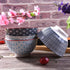 Japanese Style Ceramic Rice Bowls set of 4 Color For Dessert Snack Cereal Soup