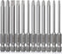 REXBETI Slotted Phillips Screwdriver Bit Set, 1/4 Inch Hex Shank S2 Steel Magnetic 3 Inch Long Drill Bits, 12 Piece