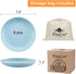DeeCoo 7.8 Inch Wheat Straw Deep Dinner Plates - Microwave and Dishwasher Safe, Unbreakable Sturdy Plastic Dinner Plates - Set of 6 - Healthy Cereal Dishes/Kids-toddler & Adult