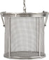 Tea Ball Infuser, Stainless Steel Spice Seasoning Strainer Tea Ball Strainer Soup Seasonings Separation Basket Spice Filter Kitchen Tools, Silver (10×10cm)