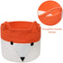 MHOMER XXLarge 14''x14''x13'' Blanket Basket Living Room Foldable Baby Laundry Basket Extra Large Cute Fox Blanket Storage for Living Room Basket with Handle Laundry Cotton Rope Gift Clothes Basket