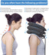 Cervical Neck Traction Device Inflatable Neck Support, Adjustable Neck Brace is Good for Spine Alignment and Chronic Neck Pain Relief, Traction Collar is Easy to Use at Home or Office
