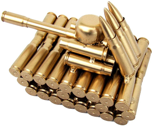 Treasure Gurus Bullet Shell Casing Shaped Army Tank