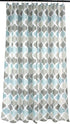Universal Bathroom Fabric Shower Curtain for Men or Women: Earth Tones of Brown, Taupe, Slate Blue and Aqua (Brown, Turquoise, Beige, Taupe, Grey, White)