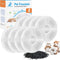 Bonve Pet Water Fountain Replacement Filter Set, 8Pack for 84oz/2.5L Automatic Pet Fountain Cat Water Fountain Dog Water Dispenser